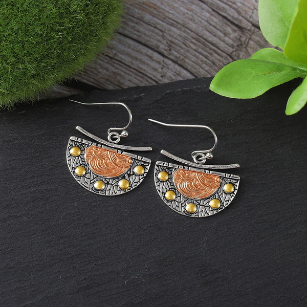 Bohemian Style Personalized Creative Fan Earrings