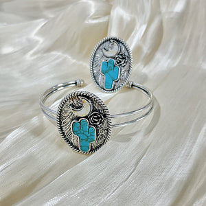 Rose Under the Moon Cactus Jewelry