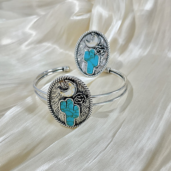 Rose Under the Moon Cactus Jewelry