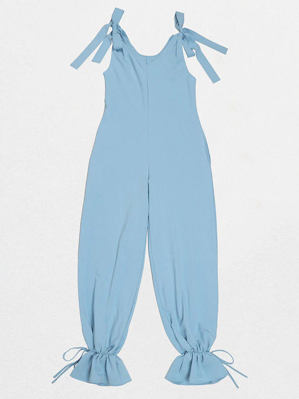 Breeze Tie-Shoulder Jumpsuit