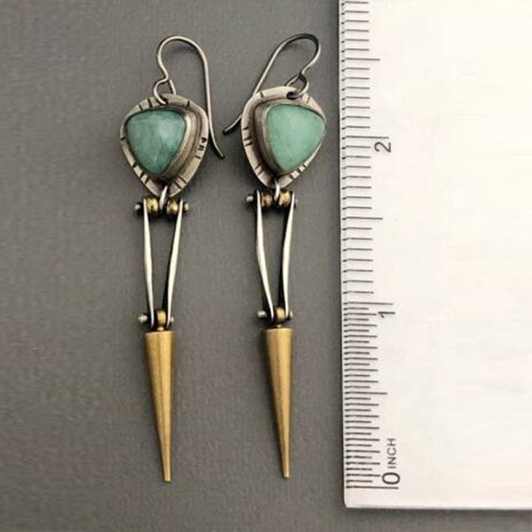 Bullet Dangle Long Earrings