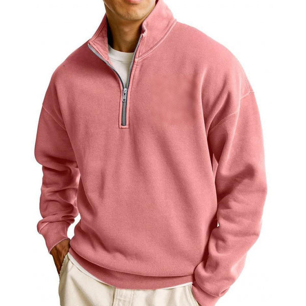 Men's Zipper Basic Sweater Cashmere