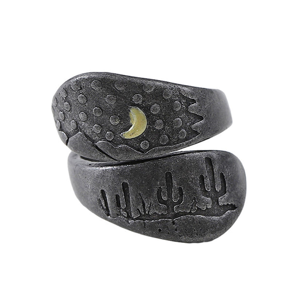 Vintage Desert Cactus Ring