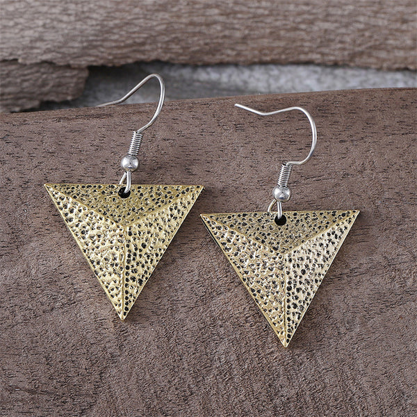 Simple Geometric Triangle Earrings