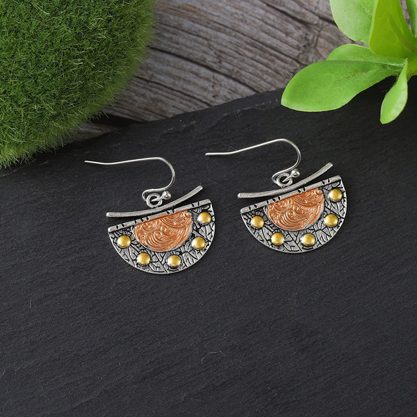 Bohemian Style Personalized Creative Fan Earrings