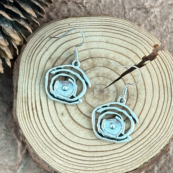 Premium Spiral Irregular Earrings