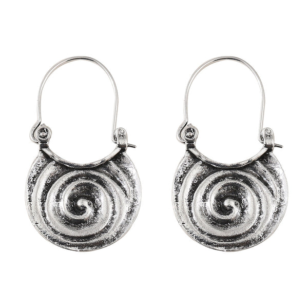 Gypsy Bent Metal Earrings