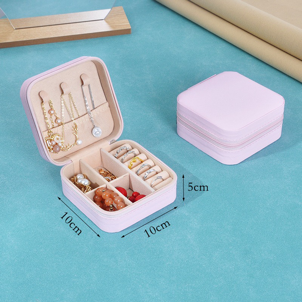 Portable Luxury Jewelry Storage Box
