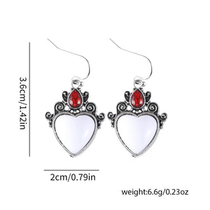 Vine Floral and Diamond Earrings