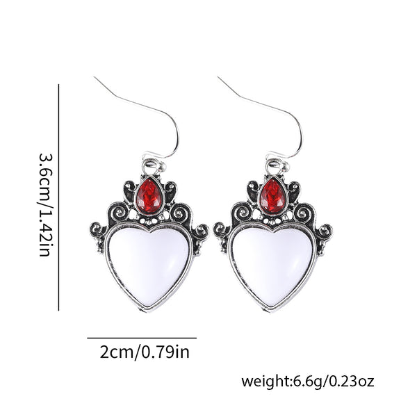 Vine Floral and Diamond Earrings