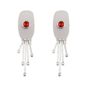 Oval Tassel Pendant