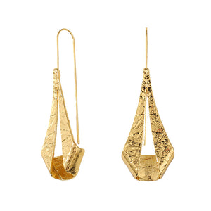 Vintage Teardrop Leaf Earrings