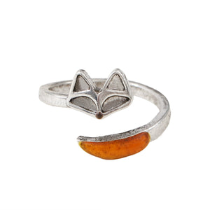 Open Adjustable Premium Fox Ring