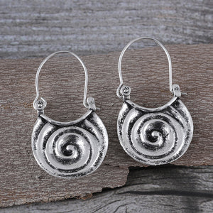 Gypsy Bent Metal Earrings