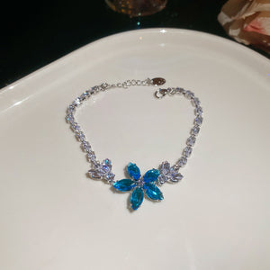 Sapphire-Blue Zircon Bracelet