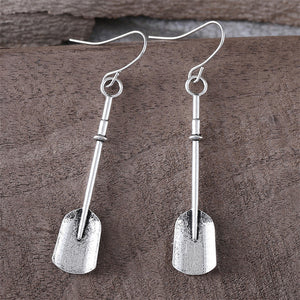 Vintage Personalized Spade Long Earrings
