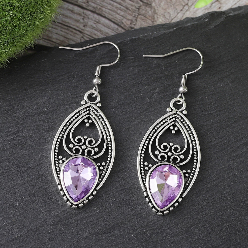 Skeleton Crystal Earrings