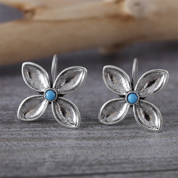 Vintage Simple Clover Earrings