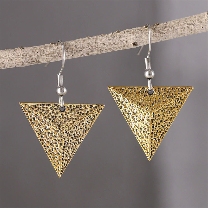 Simple Geometric Triangle Earrings