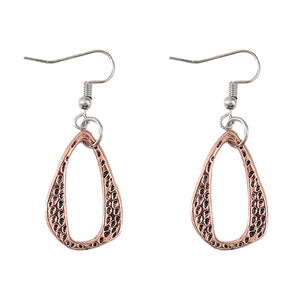 Geometric Irregular Leopard Earrings