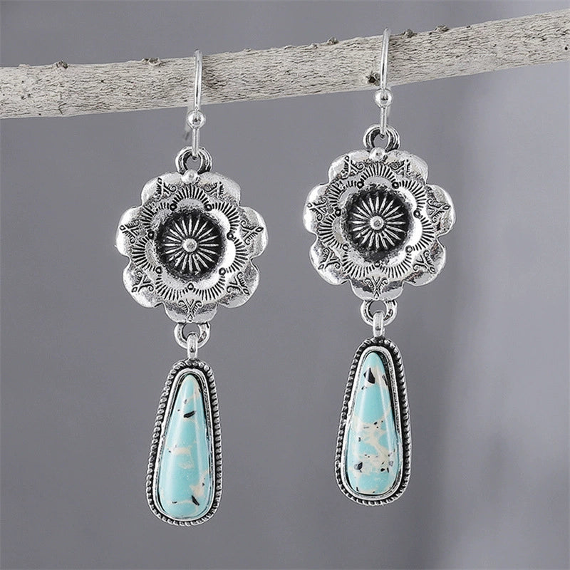 Bohemian Alloy Dangle Earrings