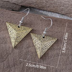 Simple Geometric Triangle Earrings