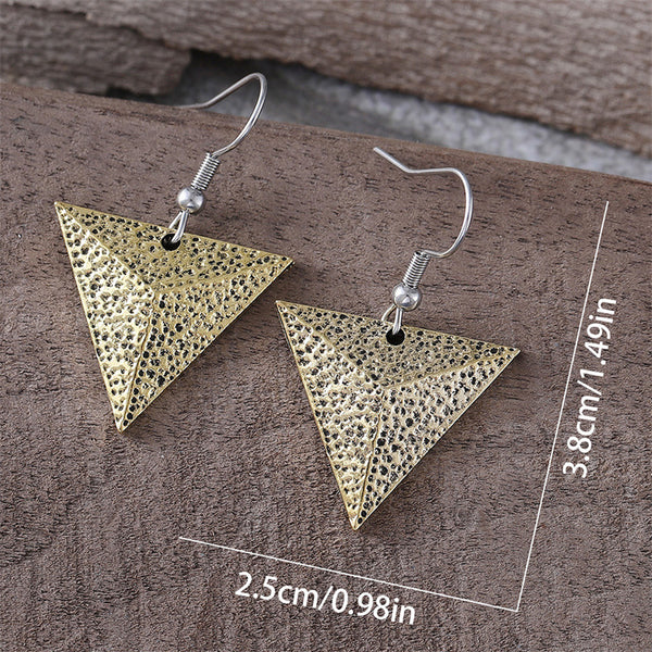 Simple Geometric Triangle Earrings