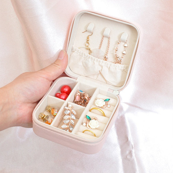 Portable Luxury Jewelry Storage Box
