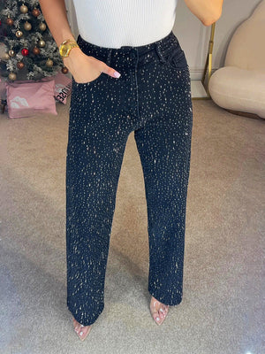 Full Rhinestone Jeans