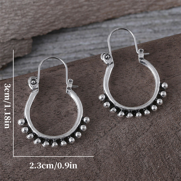 Simple Round Earrings