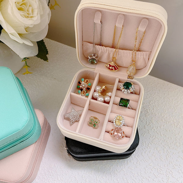 Portable Luxury Jewelry Storage Box