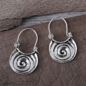 Gypsy Bent Metal Earrings