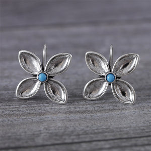 Vintage Simple Clover Earrings