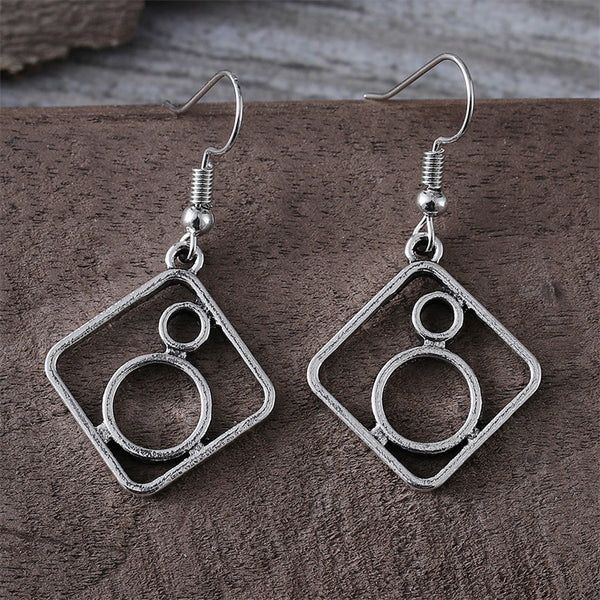 Simple Geometric Square Earrings