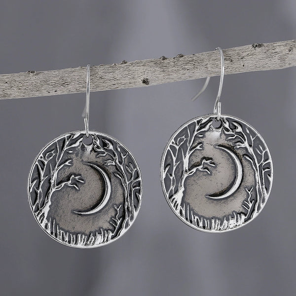 Vintage Jungle Theme Dangle Earrings