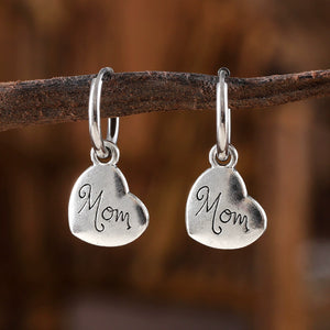Mother's Day Heart Dangle Earrings
