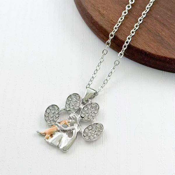 Puppy Hugs Pendant Necklace