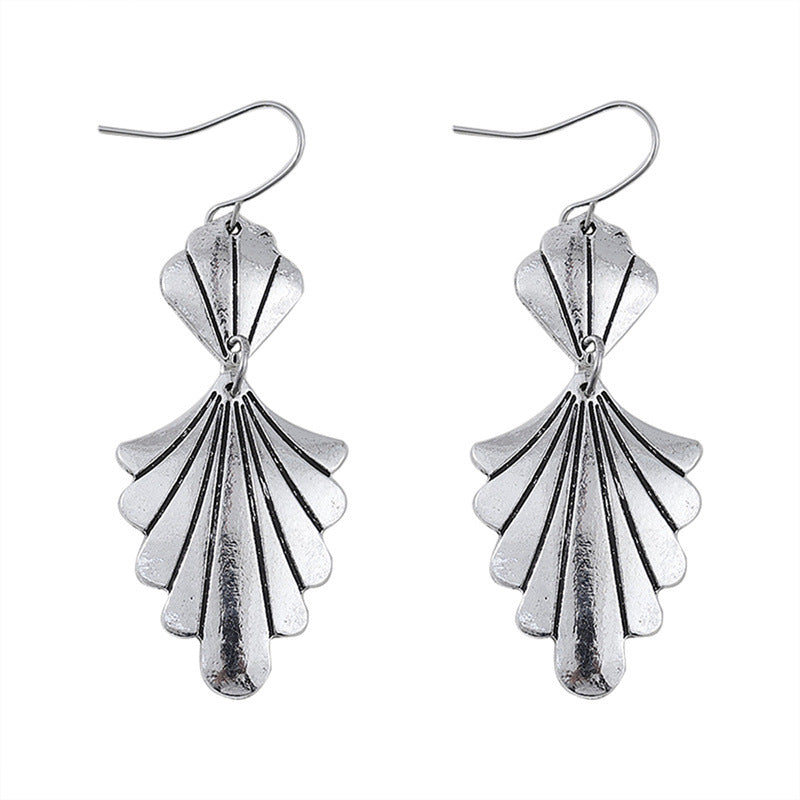 Bohemian Leaf Dangle Earrings