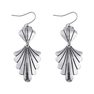 Bohemian Leaf Dangle Earrings