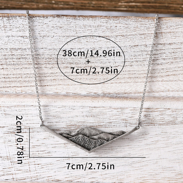Mountain Valley Pendant Necklace
