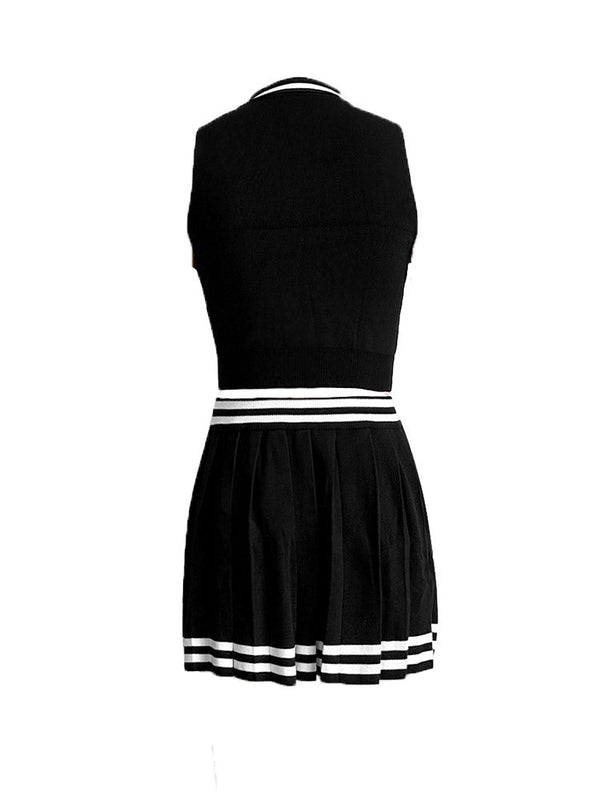 Tennis Knit Skirt Set