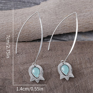 Vintage Simple Jellyfish Dangle Earrings
