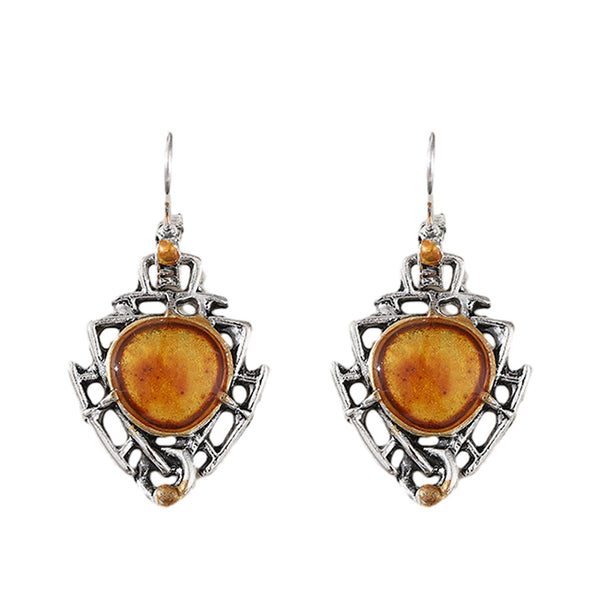 Personalized Geometric Triangle Earrings