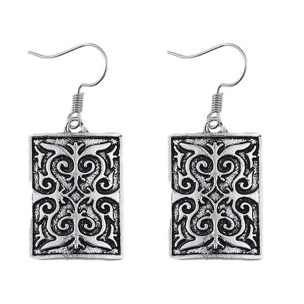 Ethnic Striped Earrings