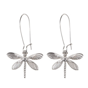 Vintage Dragonfly Dangle Earrings