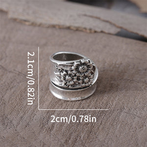 Simple Sunflower Flower Ring