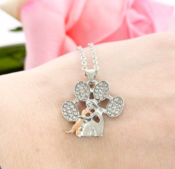 Puppy Hugs Pendant Necklace