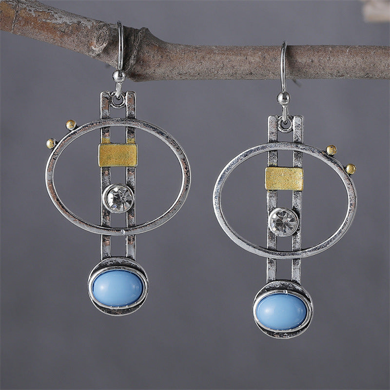 Fashion Simple Geometric Round Earrings