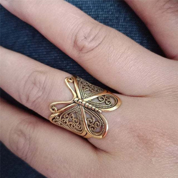 Vintage Butterfly Ring