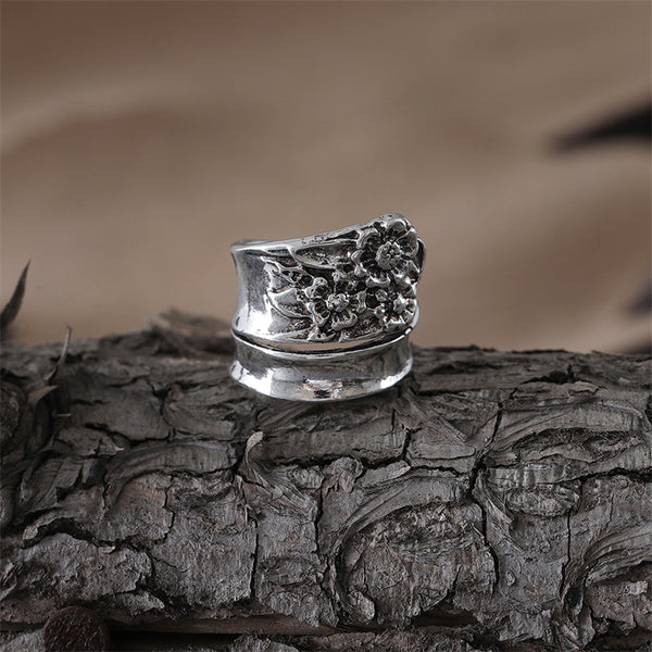 Simple Sunflower Flower Ring